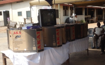 Gallery: Emmanuel TV donates TV and Food items