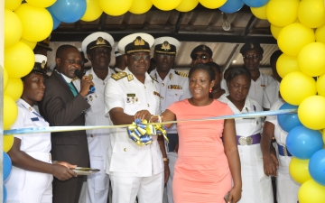 The opening of the renovated Male Infirmary by Ghana Navy _6
