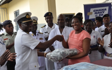 The opening of the renovated Male Infirmary by Ghana Navy _7